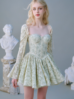 Enchanted Lace Short Dress 2